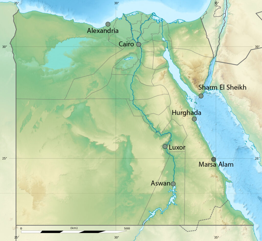 egypt map